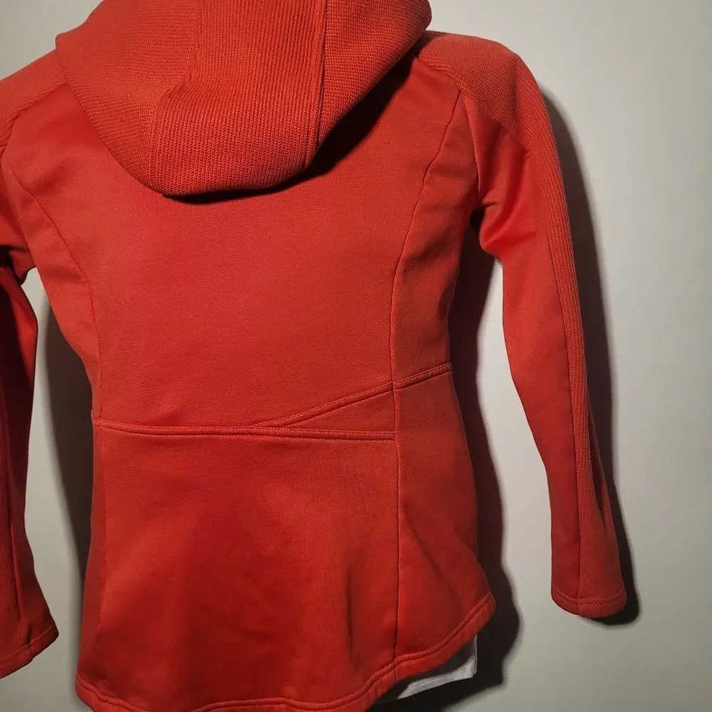 Spyder Men's Orange Full-Zip Hooded Jacket
